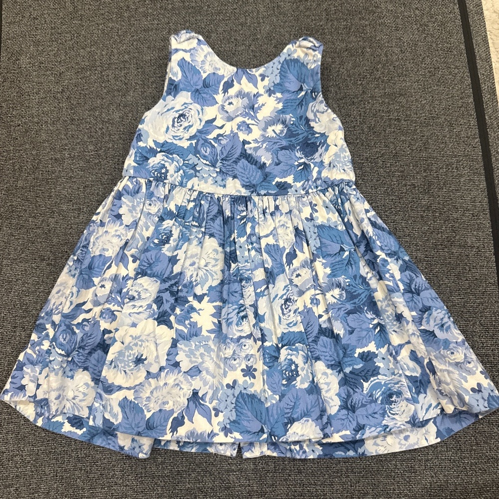 Ralph Lauren blue floral dress